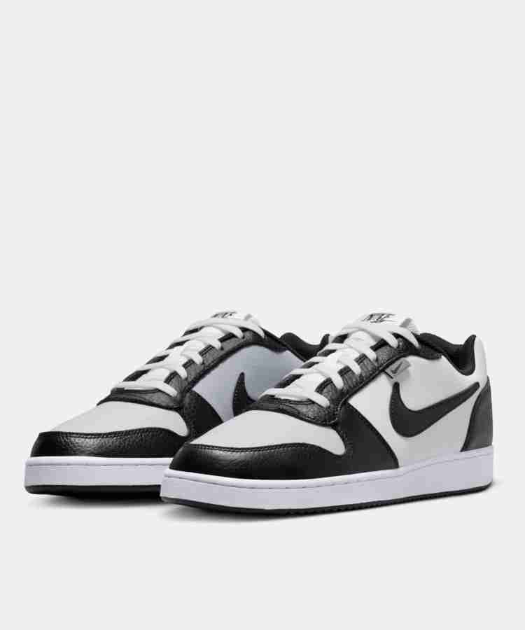 Nike ebernon low sales black white