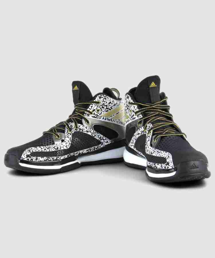 ADIDAS ADIZERO PG Men Basketball Shoes For Men Buy CBLACK GOLDMT FTWWHT Color ADIDAS ADIZERO PG Men Basketball Shoes For Men Online at Best Price Shop Online for Footwears in India