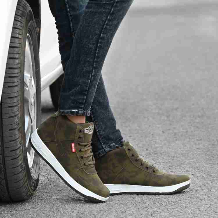 Men's casual sneaker boots online