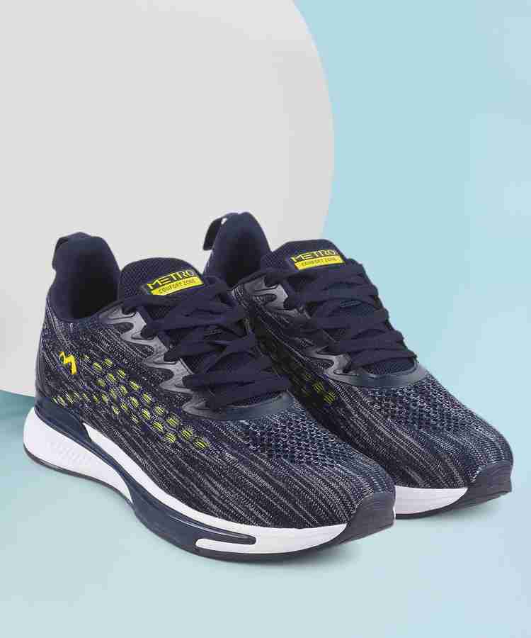 Metro Shoes Men's Walking Shoes REDTAPE RSO0994 Men Navy Low