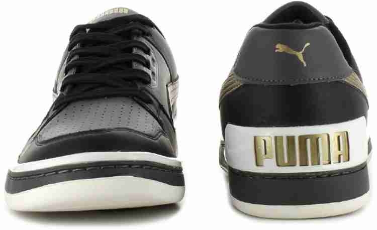 PUMA Unlimited Lo DP Sneakers For Men Buy Dark Shadow Black Metallic Gold Color PUMA Unlimited Lo DP Sneakers For Men Online at Best Price Shop Online for Footwears in