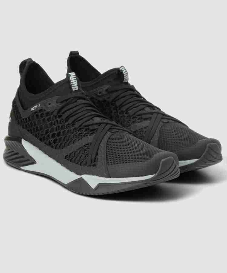 PUMA IGNITE XT NETFIT Running Shoes For Men Buy Puma Black Quarry Color PUMA IGNITE XT NETFIT Running Shoes For Men Online at Best Price Shop Online for Footwears in India