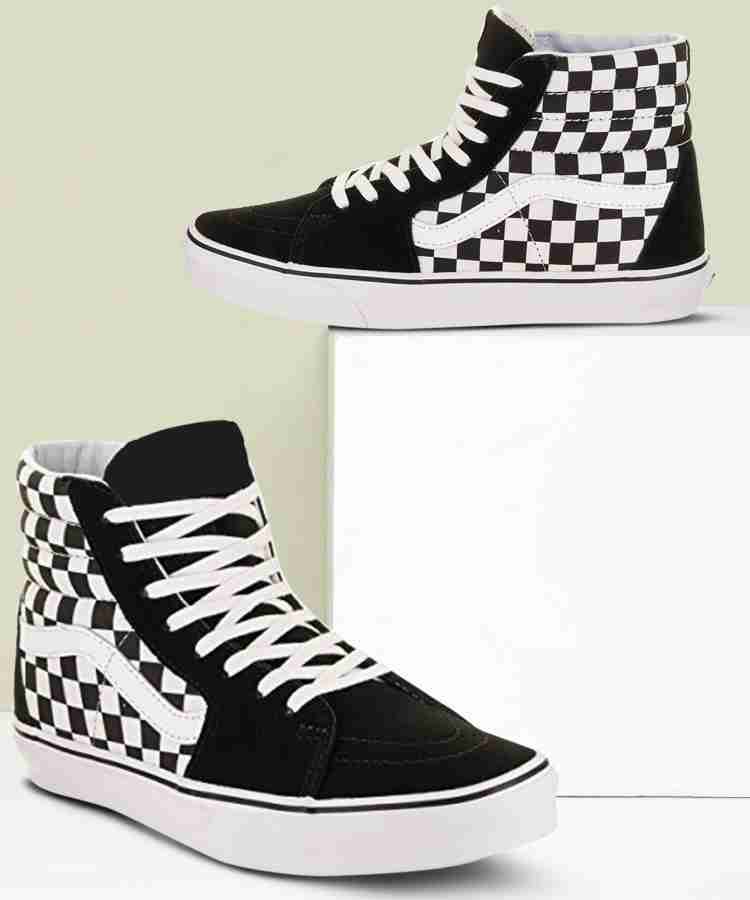 Vans old skool checkerboard high clearance tops