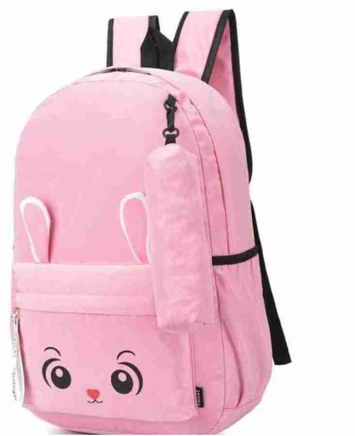 Pink bookbags for girls discount