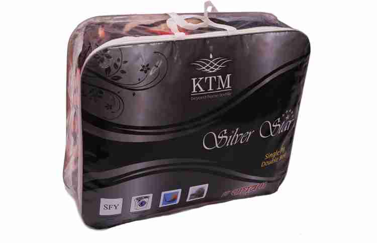 KTM Home Boutique Floral Double Mink Blanket for Heavy Winter