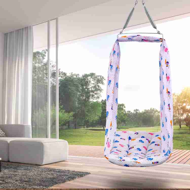 Toytoria Cotton 0 5 Months Baby Swing Cradle thottil uyyala with