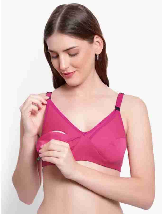 Gloflo MATERNITY-BRA-PINK-40B Women Maternity/Nursing Non Padded Bra - Buy  Gloflo MATERNITY-BRA-PINK-40B Women Maternity/Nursing Non Padded Bra Online  at Best Prices in India