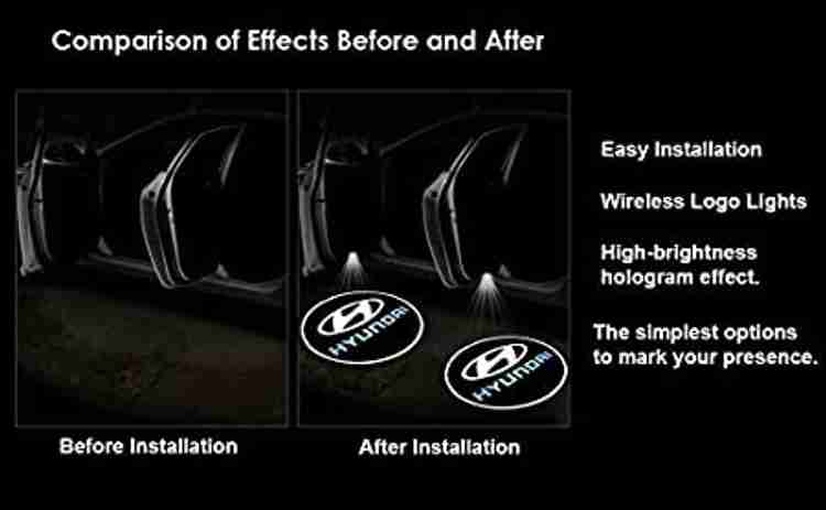 Hyundai door projector lights sale