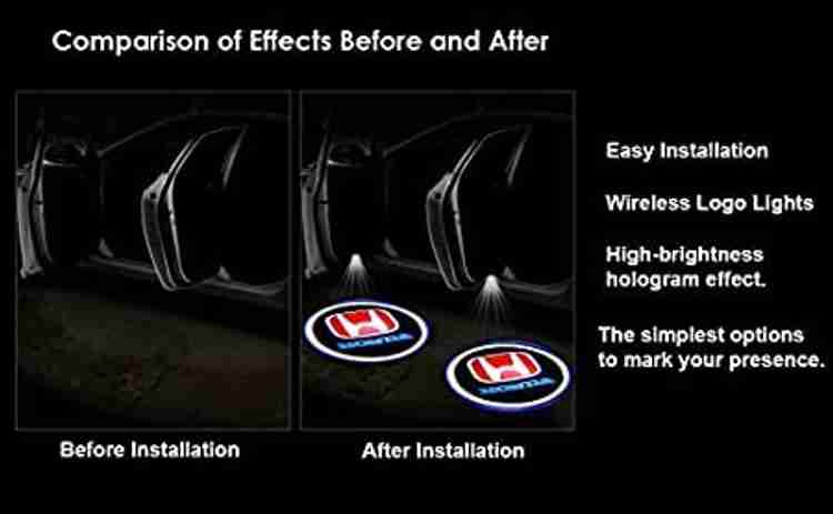 Honda logo door deals light