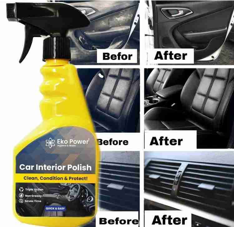 Car polish sales interior