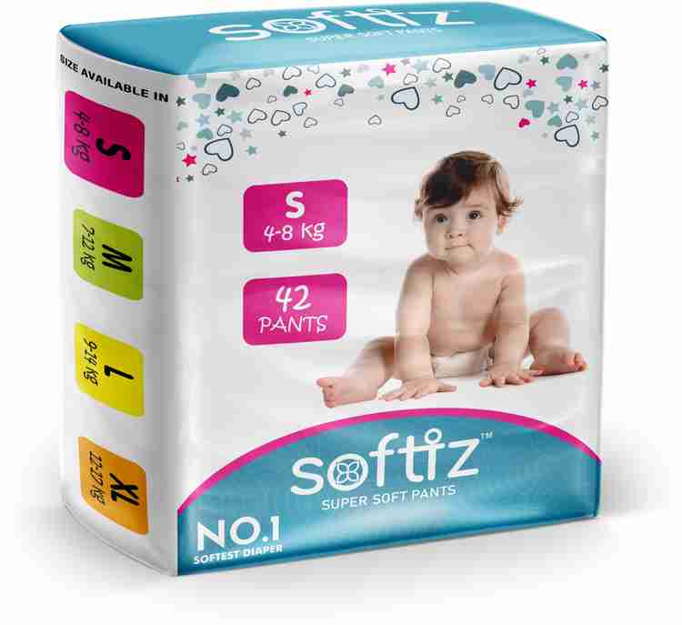 softiz Small green plastic neutralised Diapers Small 4 8 kg half