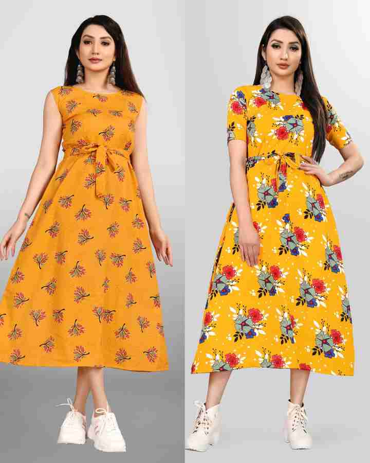 Tozluk Lady Women Fit and Flare Multicolor Dress Buy Tozluk Lady Women Fit and Flare Multicolor Dress Online at Best Prices in India Flipkart