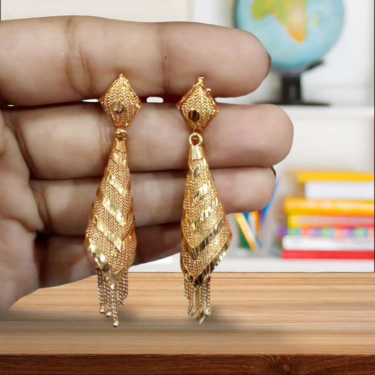 Heavy Earring Designs Latest Heavy Gold Earrings Designs Heavy