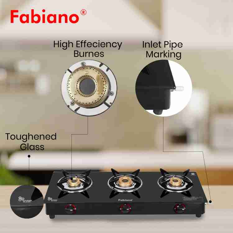 Fabiano gas stove 3 new arrivals burner