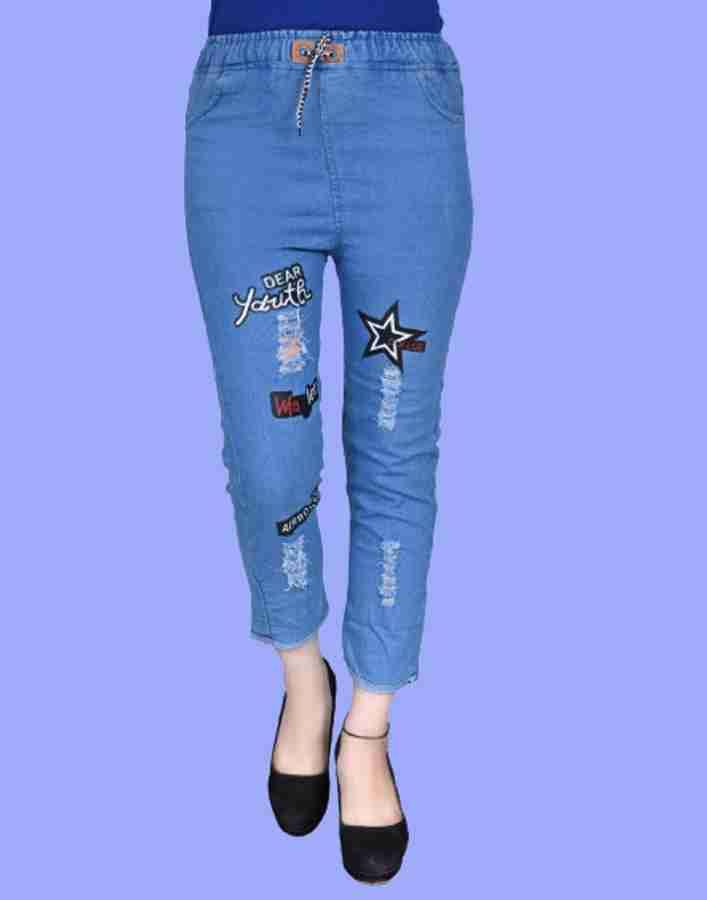 GORIYA Jogger Fit Girls Blue Jeans Buy GORIYA Jogger Fit Girls Blue Jeans Online at Best Prices in India Flipkart