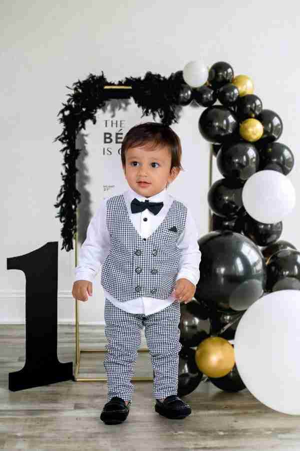 Nelkar Baby Boys Party Festive Waistcoat Trouser