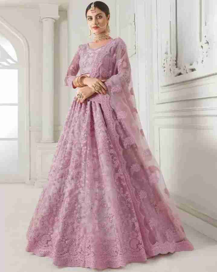 Pink She Embroidered Semi Stitched Lehenga Choli Buy Pink She Embroidered Semi Stitched Lehenga Choli Online at Best Prices in India Flipkart