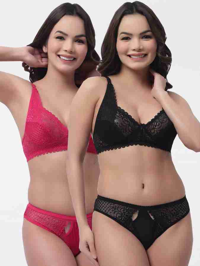 Buy online Self Design Bras And Panty Set from lingerie for Women by Bamboo  Breeze for ₹300 at 67% off