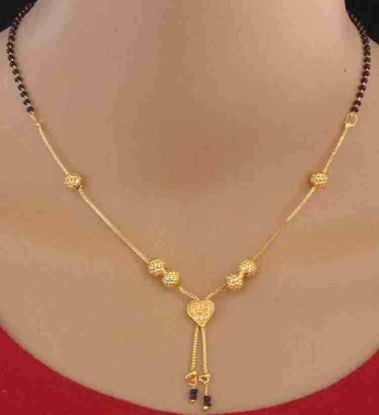 SONI JEWELLERY Jewellery Gold Plated Mangalsutra For Women Alloy Dokiya Mangalsutra Alloy Mangalsutra Price in India Buy SONI JEWELLERY Jewellery Gold Plated Mangalsutra For Women Alloy Dokiya Mangals...