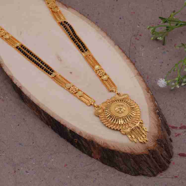 brado jewellery Brado Jewellery Combo of 2 Gold Plated 30 Inch Long Mangalsutra for Women Brass Mangalsutra Price in India Buy brado jewellery Brado Jewellery Combo of 2 Gold Plated 30
