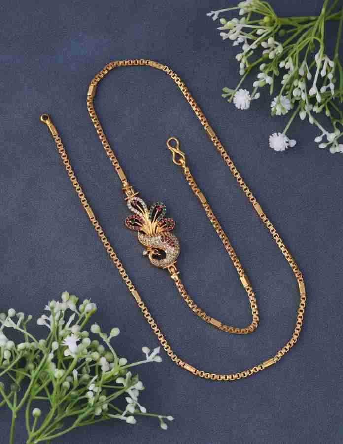 Gold plated alloy necklace store