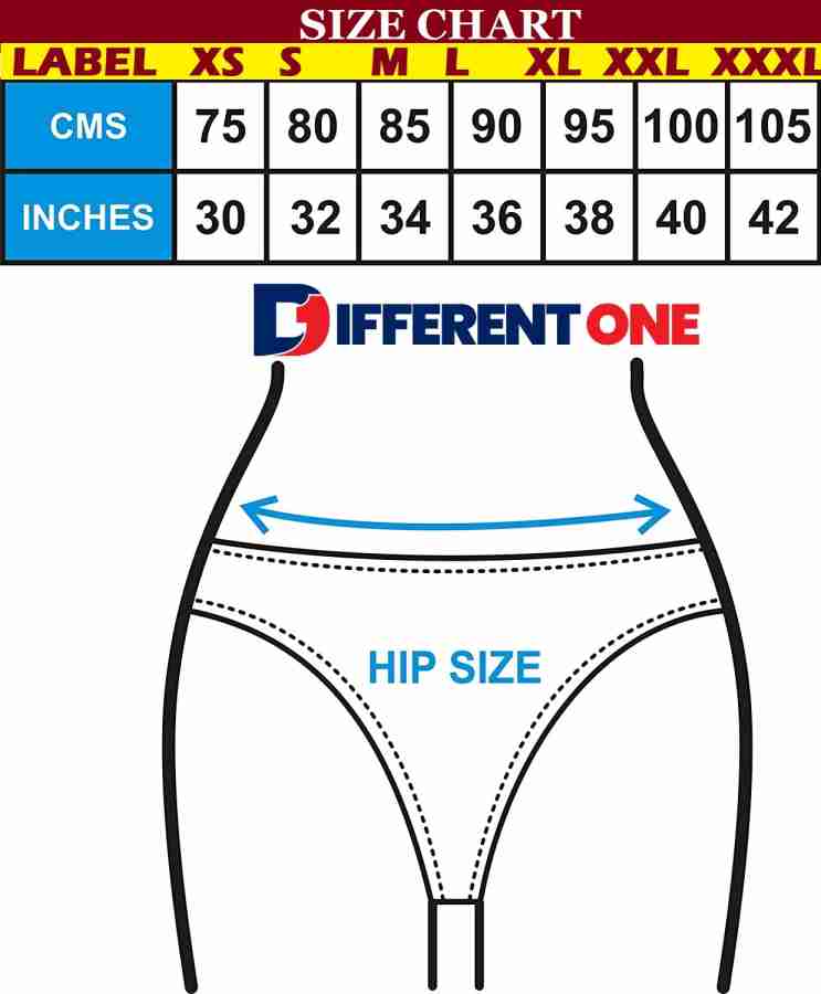 D1 DIFFERENT ONE Women Hipster Multicolor Panty - Buy D1 DIFFERENT