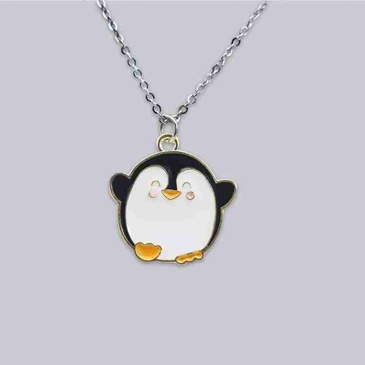 Penguin pendant necklace top