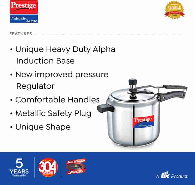 Prestige stainless steel pressure cooker 7 litre new arrivals
