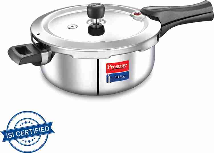 Prestige Svachh Triply 3.5 L Outer Lid Induction Bottom Pressure Cooker Price in India Buy Prestige Svachh Triply 3.5 L Outer Lid Induction Bottom Pressure Cooker online at Flipkart