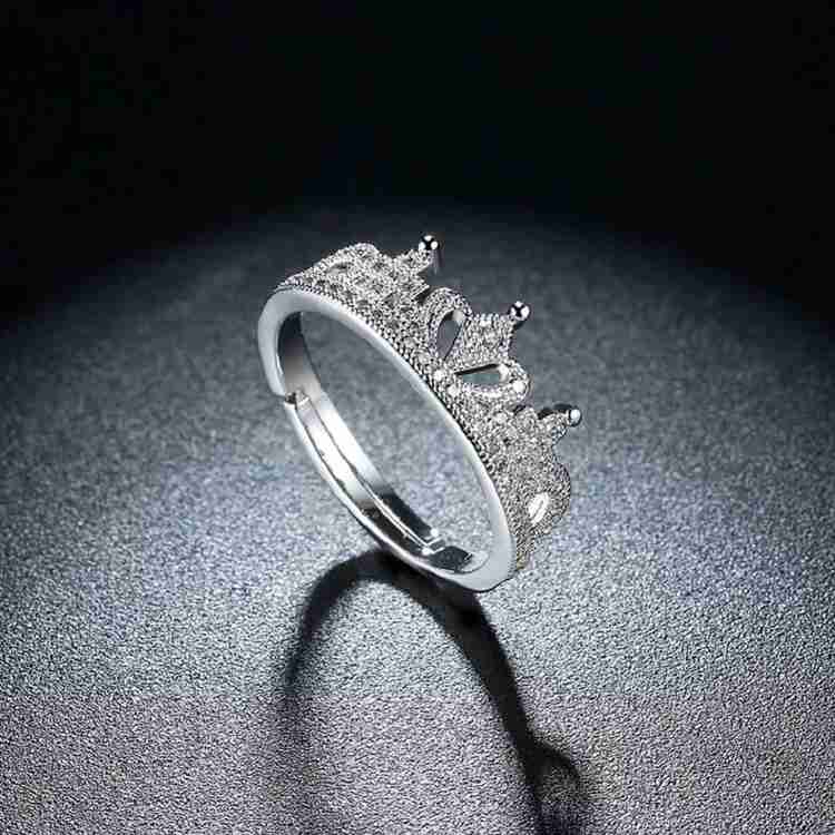 Queen silver ring on sale