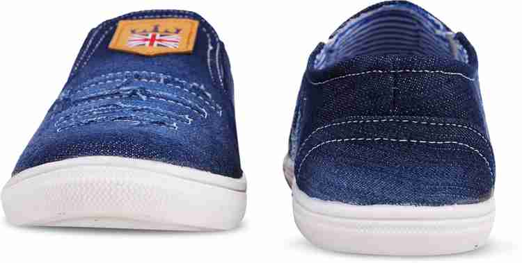 Denim shoes flipkart sale