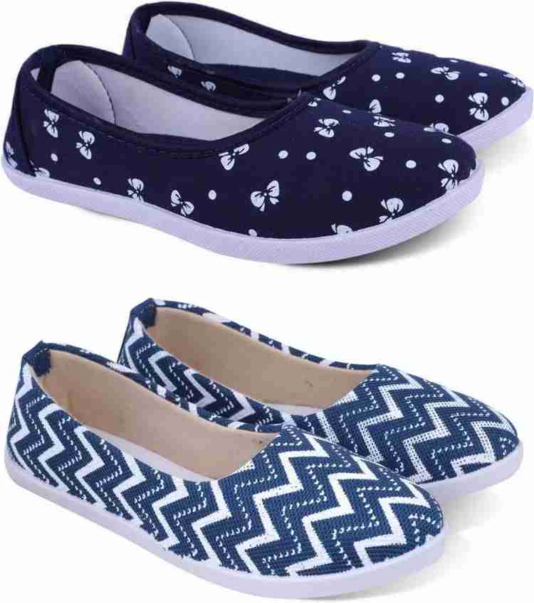 JNGLOBE Latest Collection For Women And Girls Jutis Canvas Shoes
