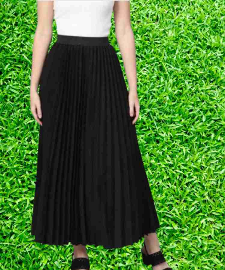 Sweja fashion Solid Women Flared Black Skirt Buy Sweja fashion Solid Women Flared Black Skirt Online at Best Prices in India Flipkart