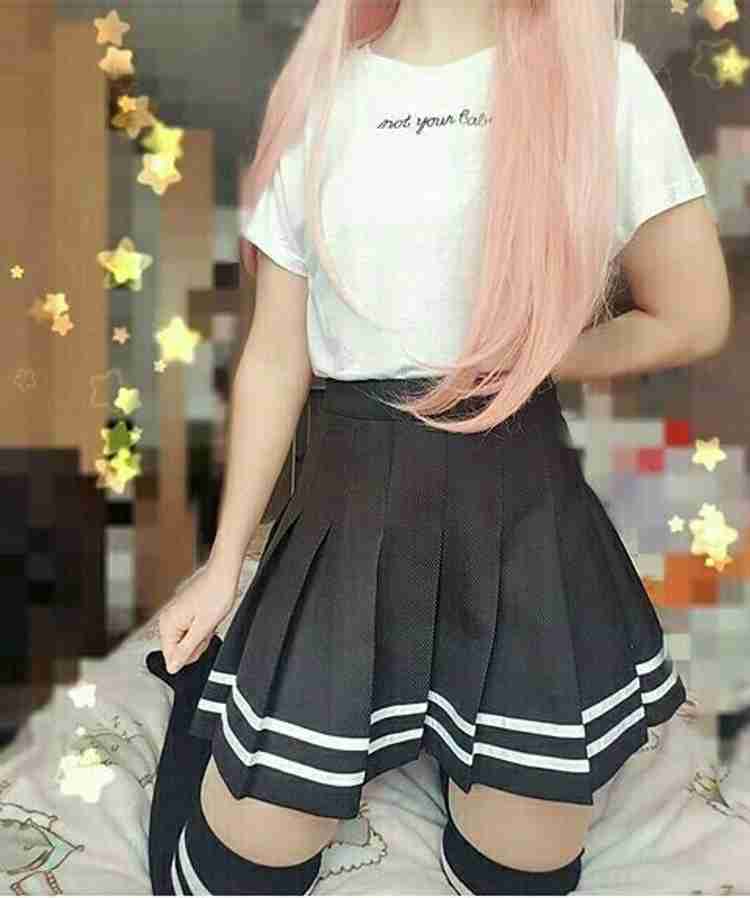 Pleated top skirt online
