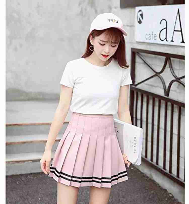 Pink skirt outfit top online