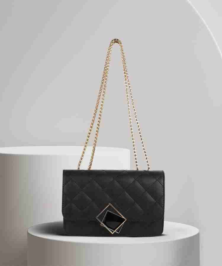 la glare Black Sling Bag Sling Bag for Women Latest stylish trending bag for women Sling Bag black Price in India Flipkart