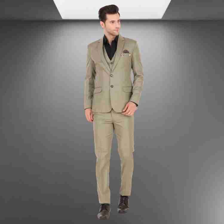 Crocks Club 3 PIECE SUIT SET COAT PAINT WAISTCOAT SET Solid Men Suit Buy Crocks Club 3 PIECE SUIT SET COAT PAINT WAISTCOAT SET Solid Men Suit Online at