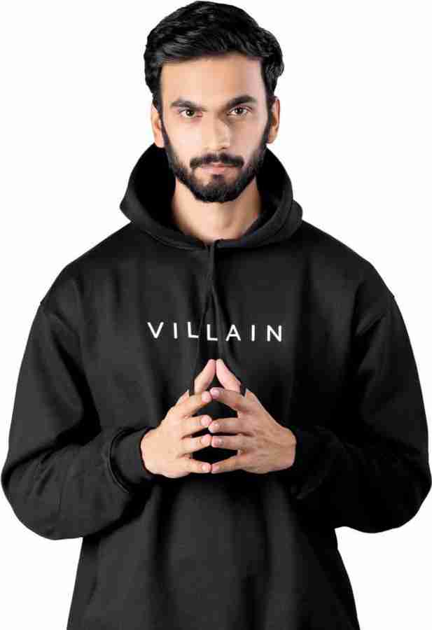 VILLAIN Full Sleeve Solid Men Sweatshirt Buy VILLAIN Full Sleeve