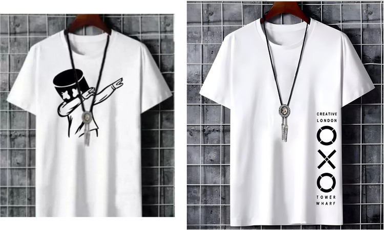 ennoy CIRCLE Ē DRIP T-SHIRT (WHITE)（CIRCLE Ē DRIP T-SHIRT