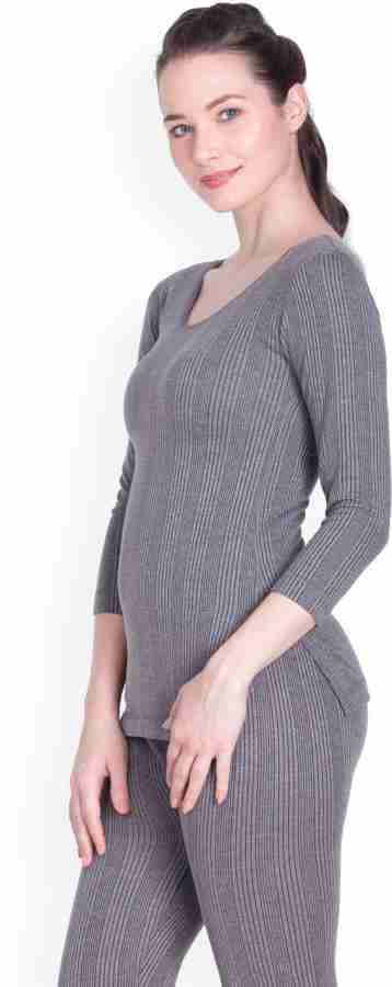 Buy Charcoal Thermal Wear for Women by LUX INFERNO Online