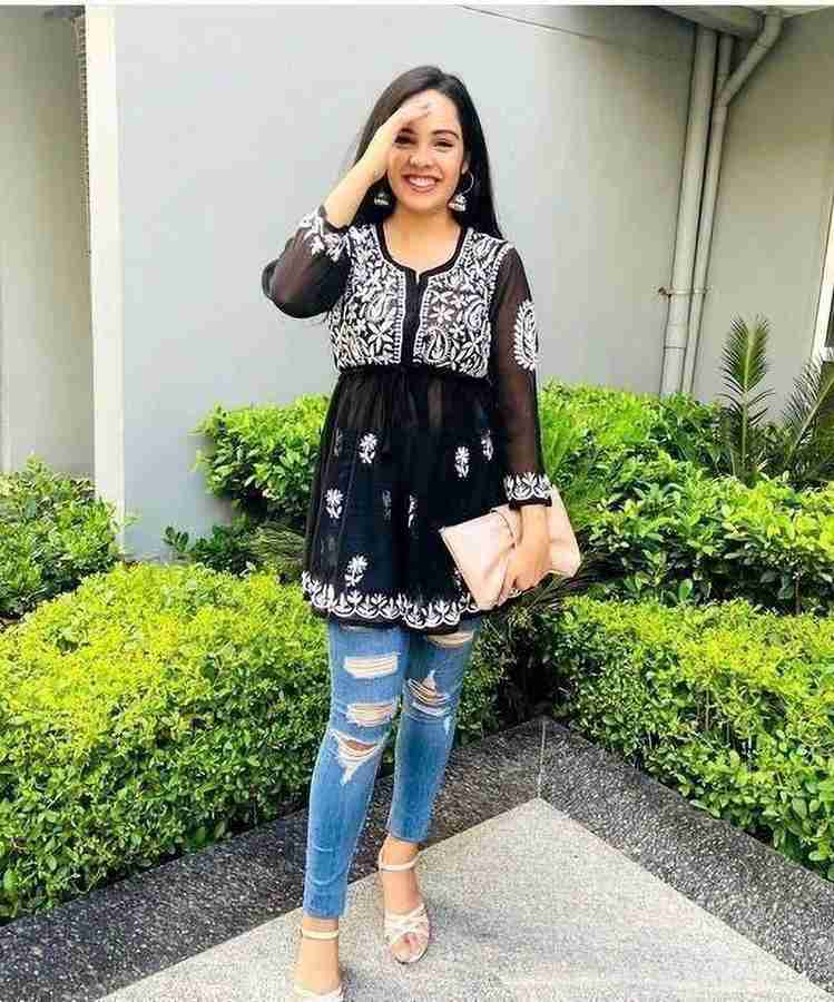 Flipkart kurta tops hot sale
