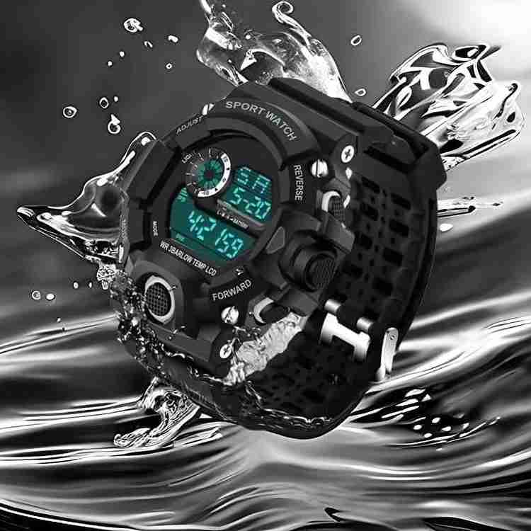HISHOPRI Jee Shock Unisex Waterproof Sport Digital Watch For Men Women Children Digital Watch For Men Women