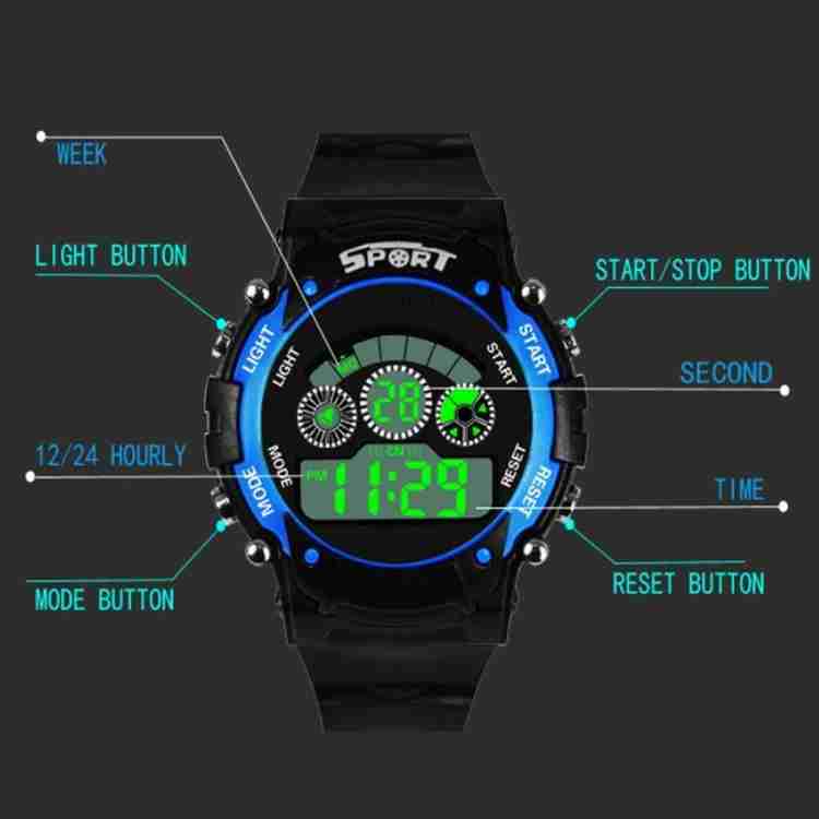Githa SVL 7 Light Watches Digital Watch For Boys Buy Githa SVL 7 Light Watches Digital Watch For Boys 7 Light Sports watch for men and boys Online at