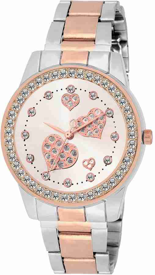 SOOMS Analog Watch For Women Buy SOOMS Analog Watch For Women heart dial white Online at Best Prices in India Flipkart