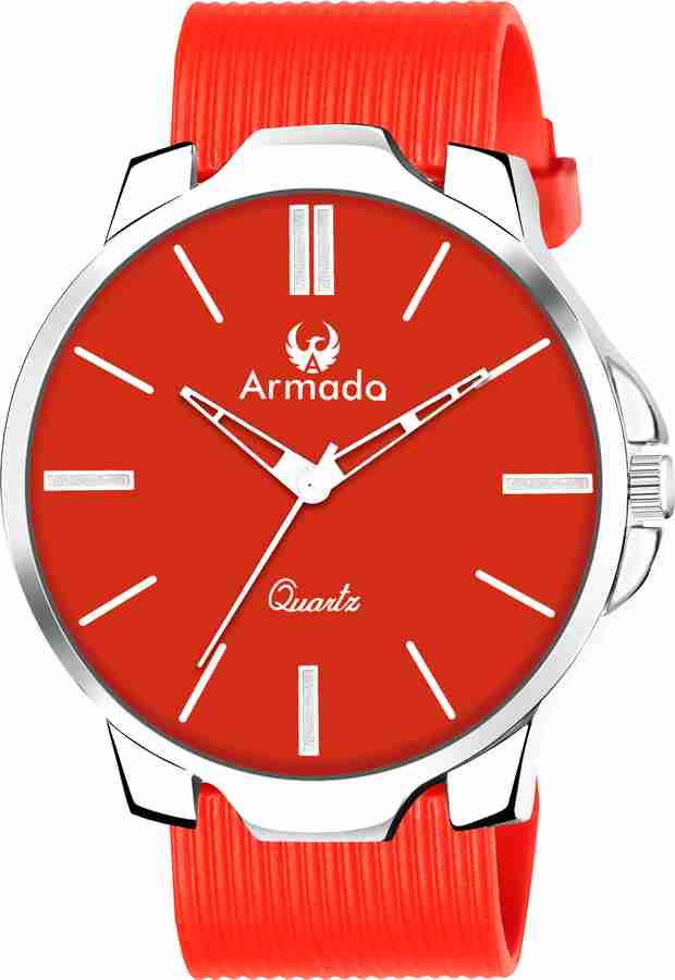 ARMADO 1521 RED New silicon watch collection and stylish analog watch for men Analog Watch For Boys Buy ARMADO 1521 RED New silicon watch collection and stylish analog watch for men Analog