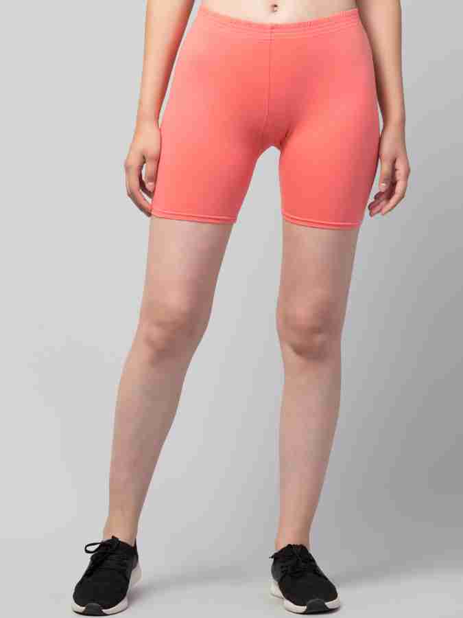 jumpom Solid Women Pink Gym Shorts - Buy jumpom Solid Women Pink Gym Shorts  Online at Best Prices in India