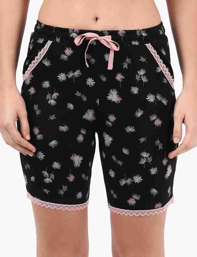JOCKEY Printed Women Black Regular Shorts Buy JOCKEY Printed Women Black Regular Shorts Online at Best Prices in India Flipkart