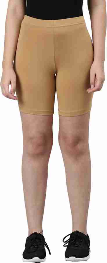 Go Colors Solid Women Yellow Cycling Shorts Buy Go Colors Solid