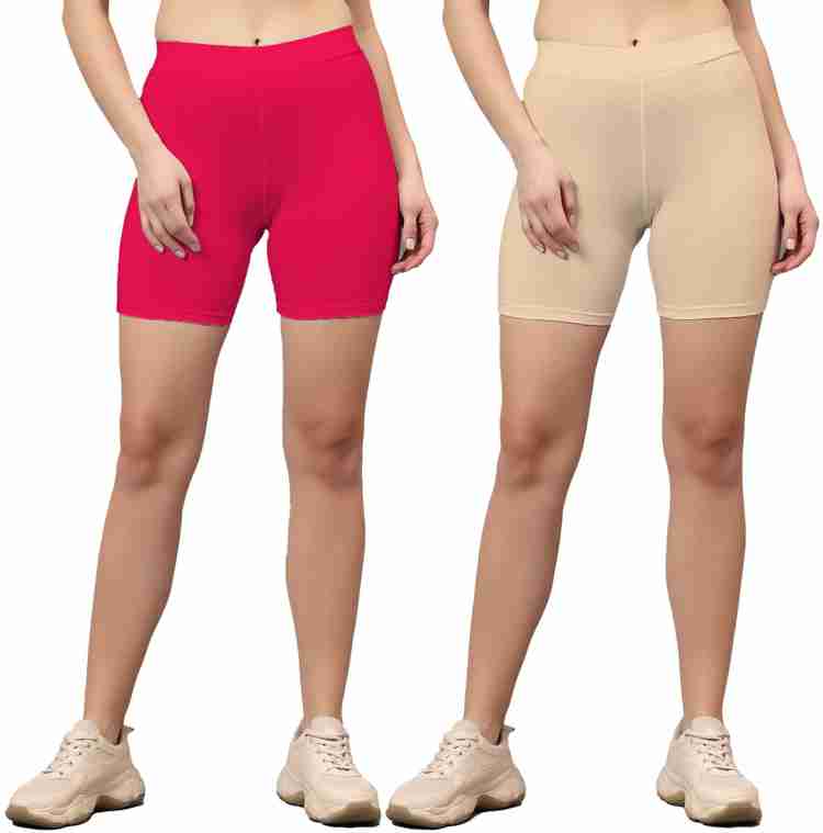 Ullas Solid Women Khaki Red Cycling Shorts Buy Ullas Solid Women Khaki Red Cycling Shorts Online at Best Prices in India Flipkart