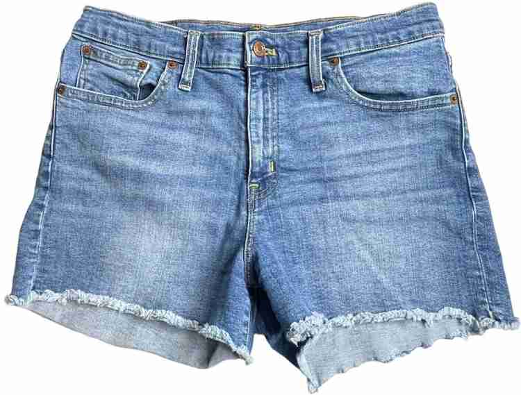 Multi coloured denim shorts top